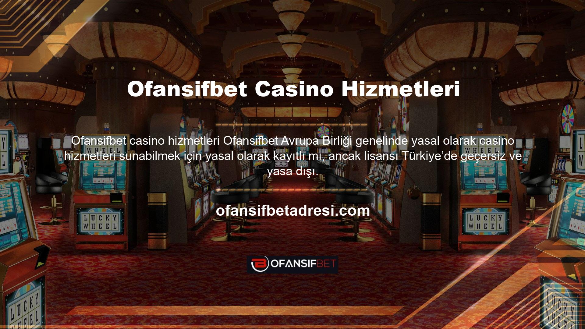 Ancak ülkemizdeki casino sistemi, insanları yabancı web sitelerine çeken düşük oranlı ve sağlam casino seçenekleri sunmaktadır