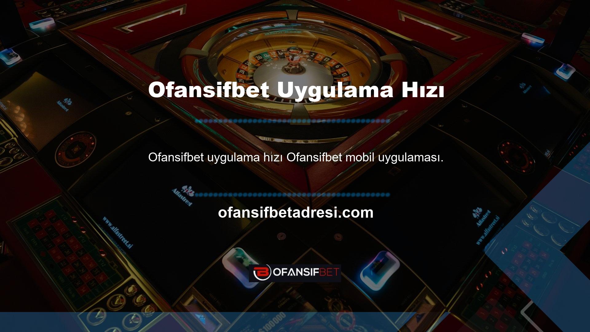 Kullanıcı incelemelerine göre, hız casino ve oyun sitelerinin üyeleri için çok önemli bir faktördür